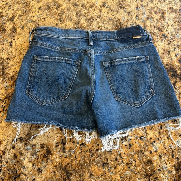 MOTHER | the dutchie shorts | running with scissors size 26 - Picture 3 of 6